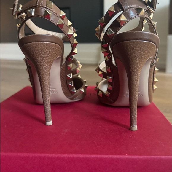 Valentino pebble leather rockstud Heels - Picture 5 of 8